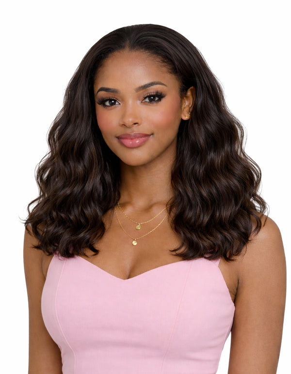 Flawless Remy Half Wig Unit Loose Deep
