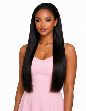 Flawless Remy Half Wig Unit Straight