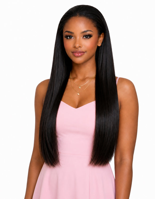 Flawless Remy Half Wig Unit Straight